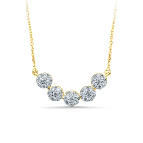 Upgrade Your Jewelry Collection For Less 14K 0.75CT DIAM NECKLACE