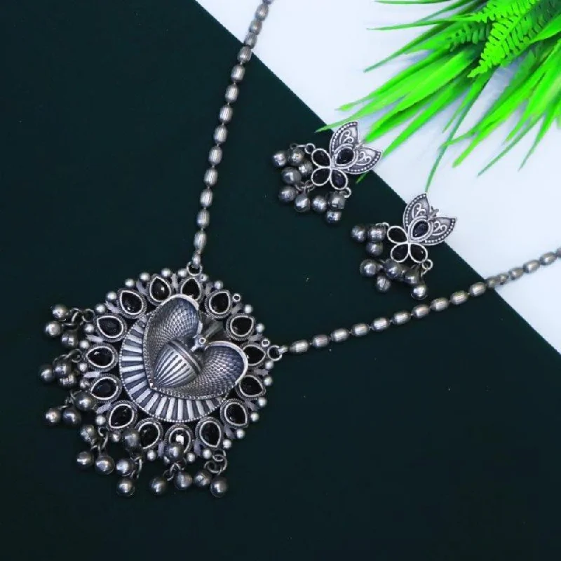 Jewelry Deals That Sparkle – Shop Today Akruti Collection Oxidised Plated Long Necklace Set