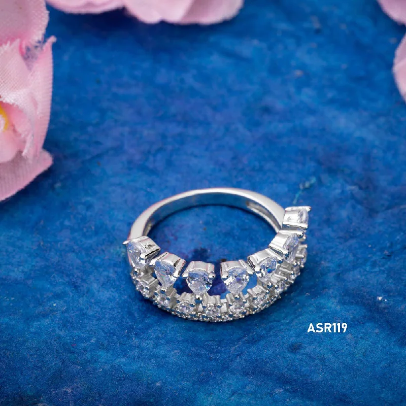 Luxury Jewelry Sale – Sparkle For Less Ashtahnika 925 Sterling Silver Ring