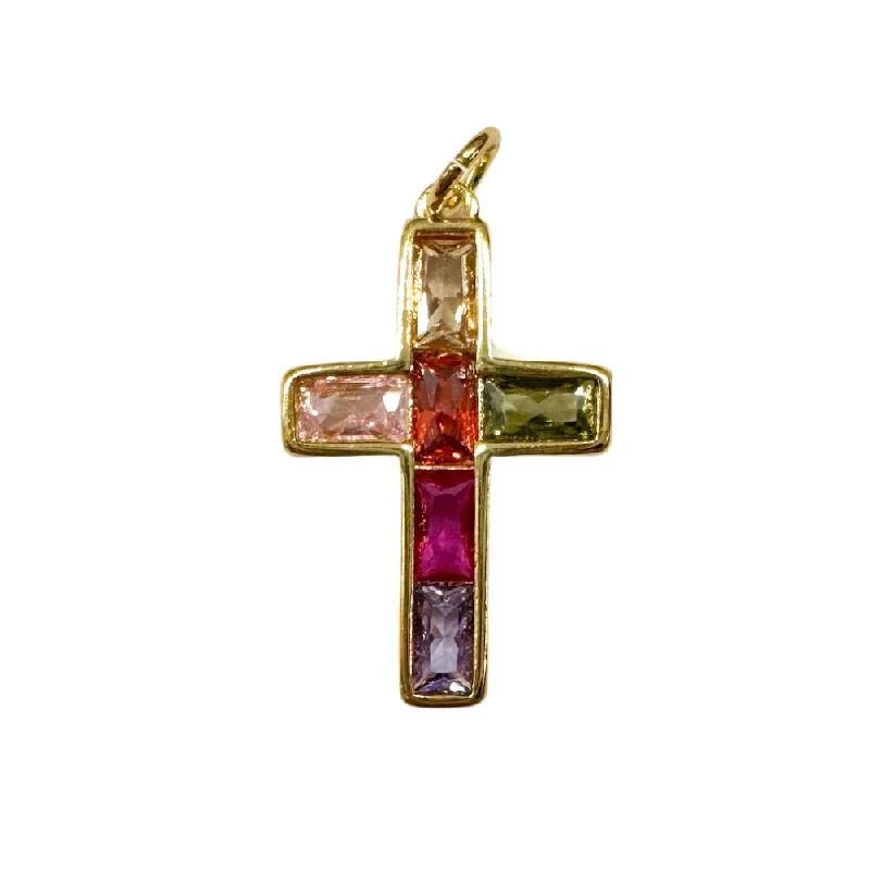 Special Offers On Handcrafted And Designer Jewelry Colorful Cross Charm For Charm Necklace & Bracelet