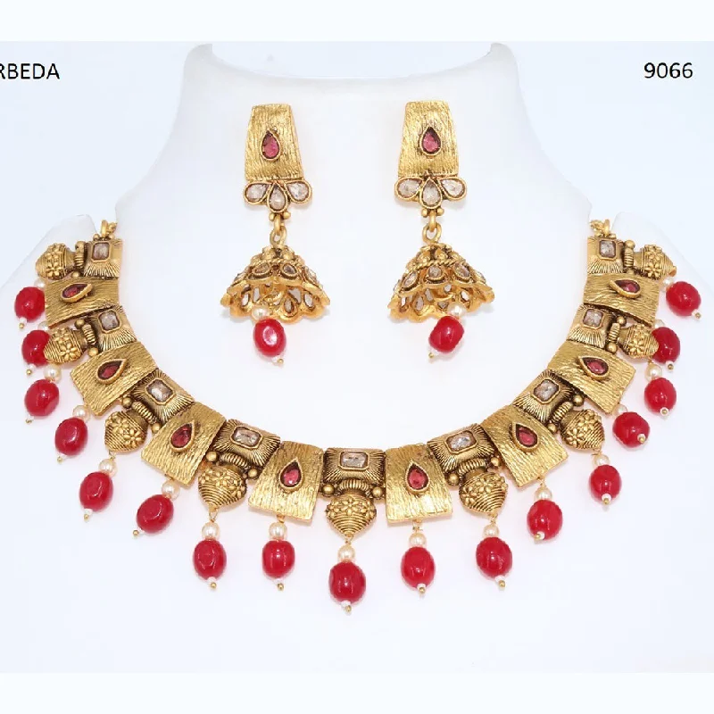 The Perfect Accessory For Less – Jewelry Sale Live Corbeda Fashion Gold Plated Pota Necklace Set