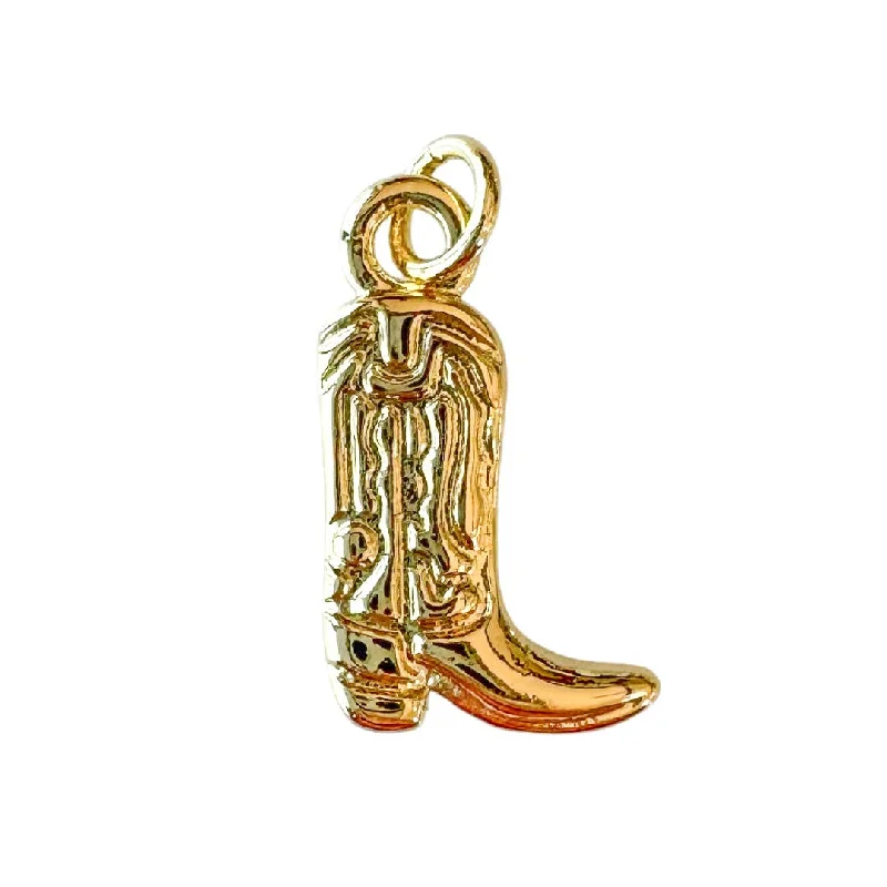 Chic And Stylish Jewelry At Exclusive Prices Cowboy Boot Charm For Charm Necklace & Bracelet