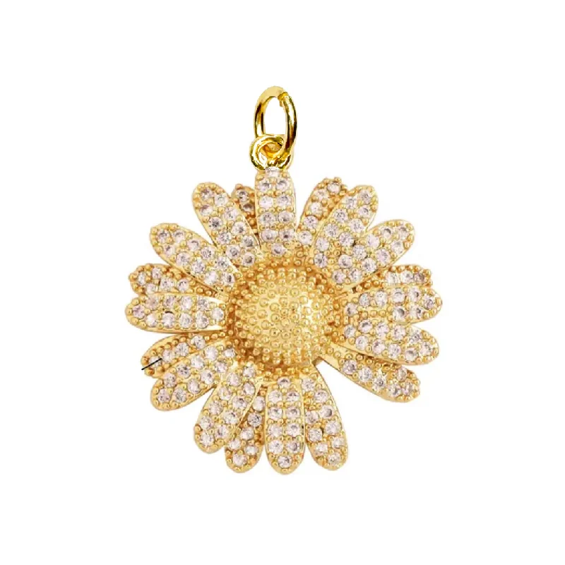 Exclusive Jewelry Sale Event – Shop Now CZ Stone Daisy Charm For Charm Necklace & Bracelet