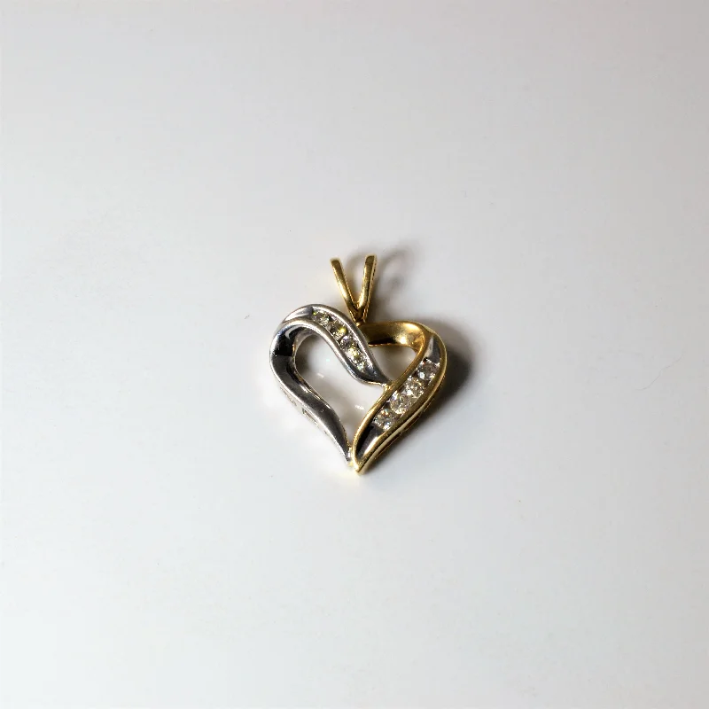 Make Your Outfit Shine With Discounted Jewelry Diamond Heart Pendant | 0.21ctw |