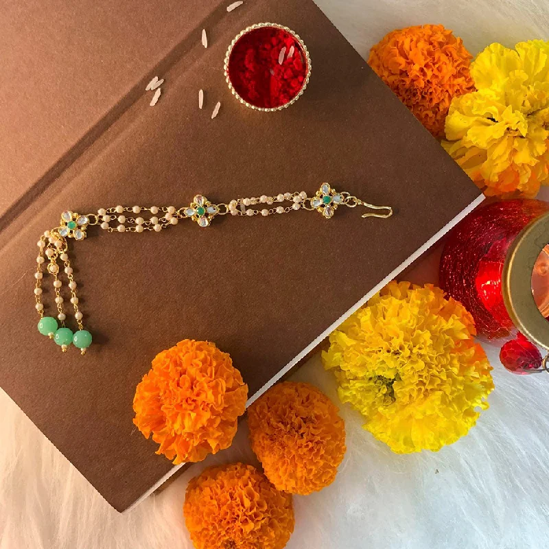 Exclusive Jewelry Offers – Sparkle For Less Etnico Designer Bhaiya Bhabhi Hanging Lumba Rakhi for Rakshabhandan Special (R022-L)