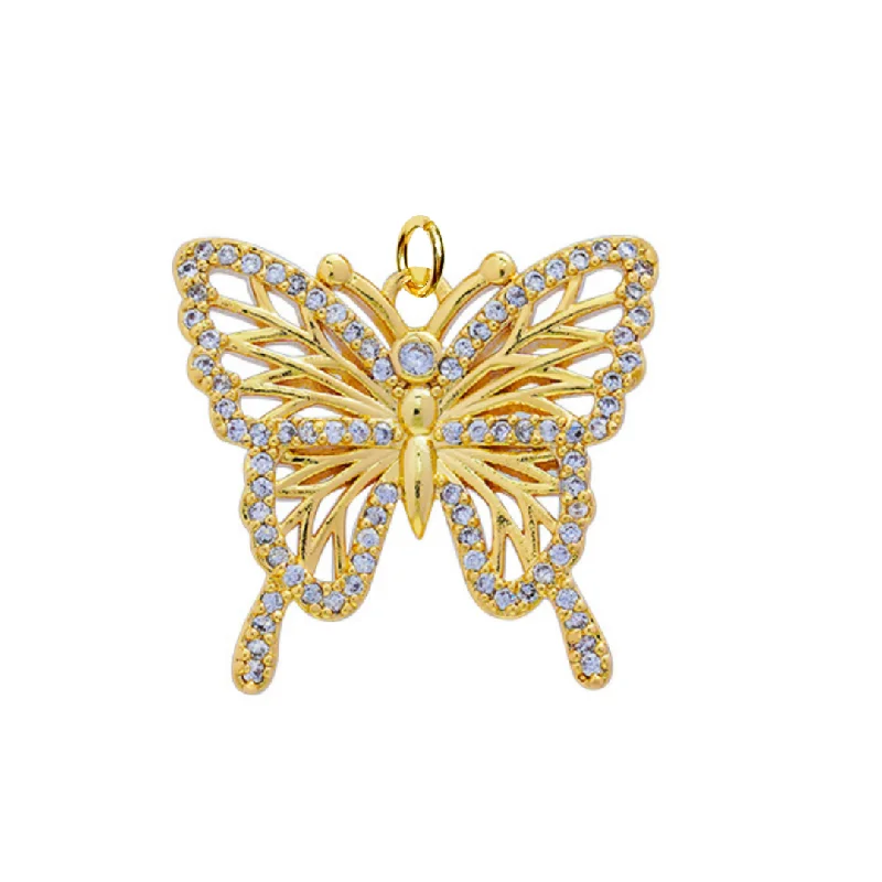 Limited-Time Offer On Elegant Jewelry Pieces Large Butterfly Charm For Charm Necklace