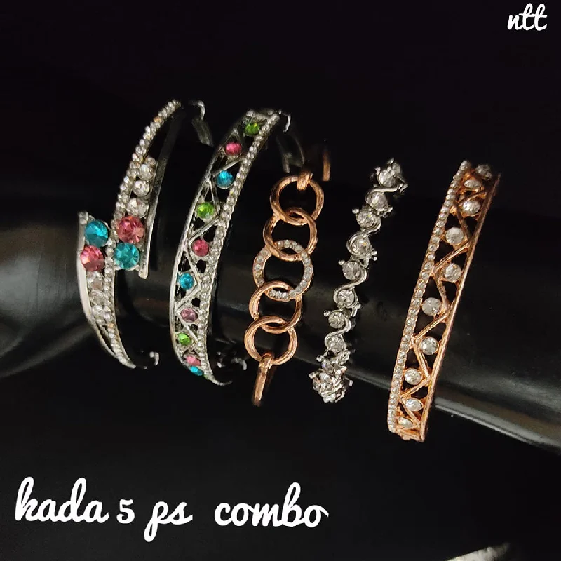 Elegant Jewelry, Exclusive Prices – Shop Now Lucentarts Jewellery Kada Combo Set