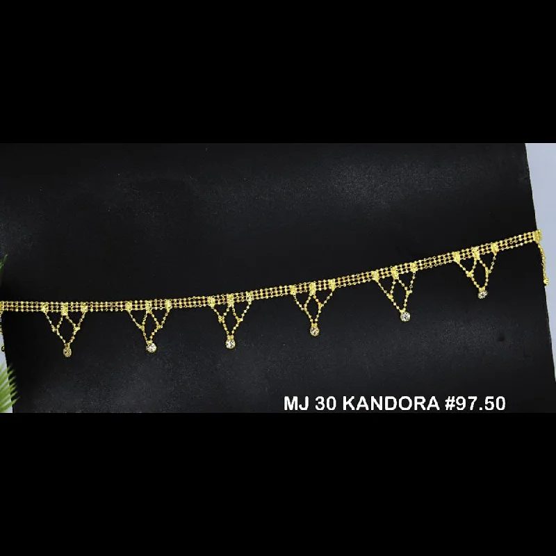 Sparkle On A Budget – Fine Jewelry For Less Mahavir Gold Plated Chain Kamarband - MJ 30 KANDORA