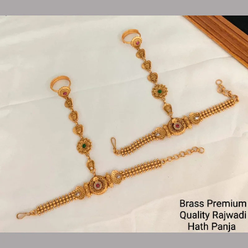 Shop Stylish Jewelry Now And Save Big Manisha Jewellery Brass Rajwadi Hath Panja