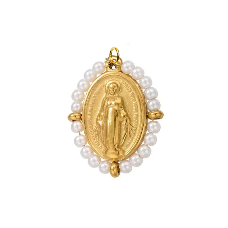 Exclusive Online Jewelry Sale – Don't Wait Religious  Pearl Miraculous Medal