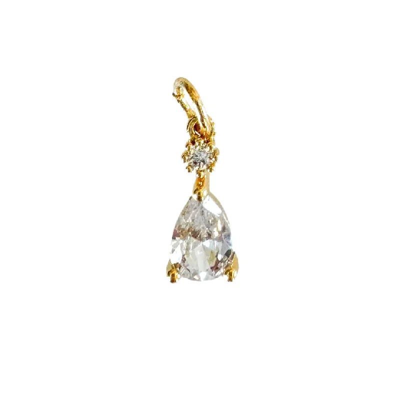 Jewelry Clearance Sale – Final Reductions Round & Teardrop Zircon Charm For Charm Necklace & Bracelet