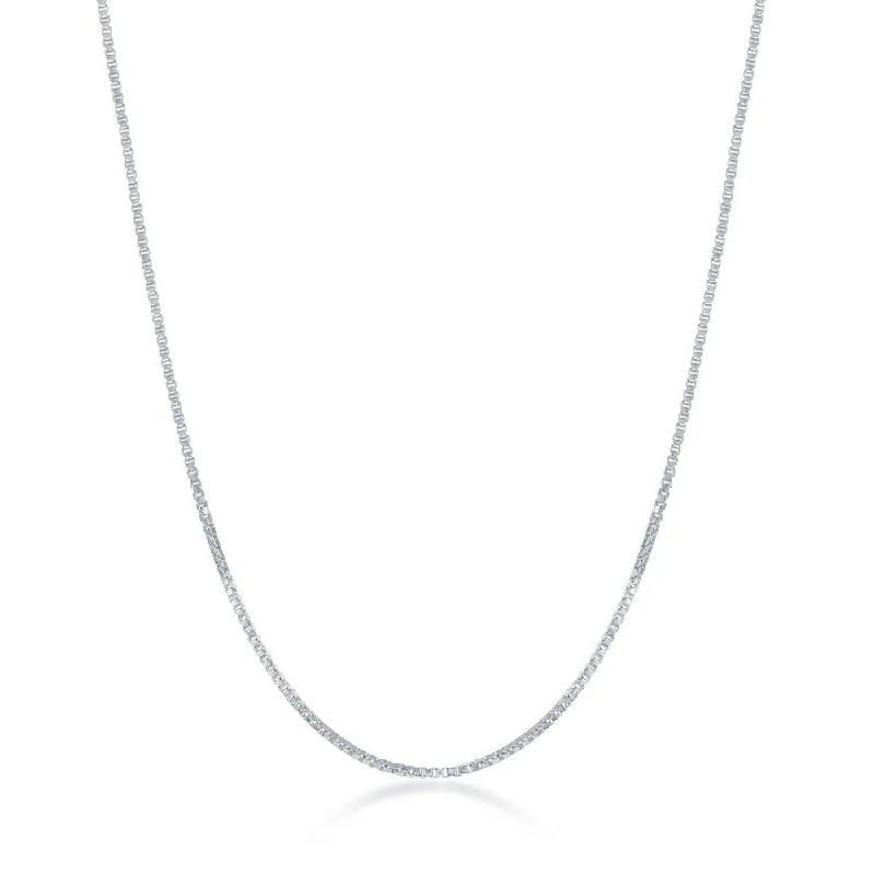 Best Jewelry Deals – Shop Premium Pieces At Great Prices Sterling Silver 0.8mm Box Chain