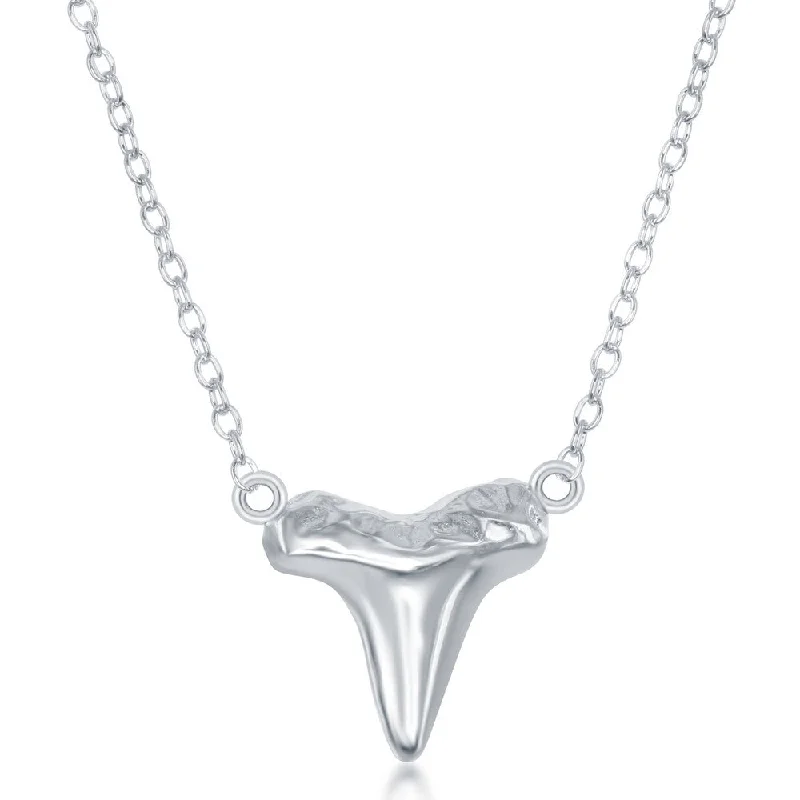 Jewelry Sale Alert – Shop Timeless Elegance Today Sterling Silver Shark Tooth Necklace