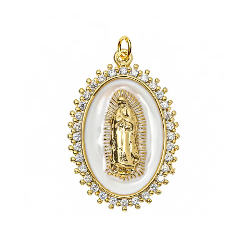 Luxury Jewelry Without The Luxury Price Tag White Religious Charm For Charm Necklace & Bracelet