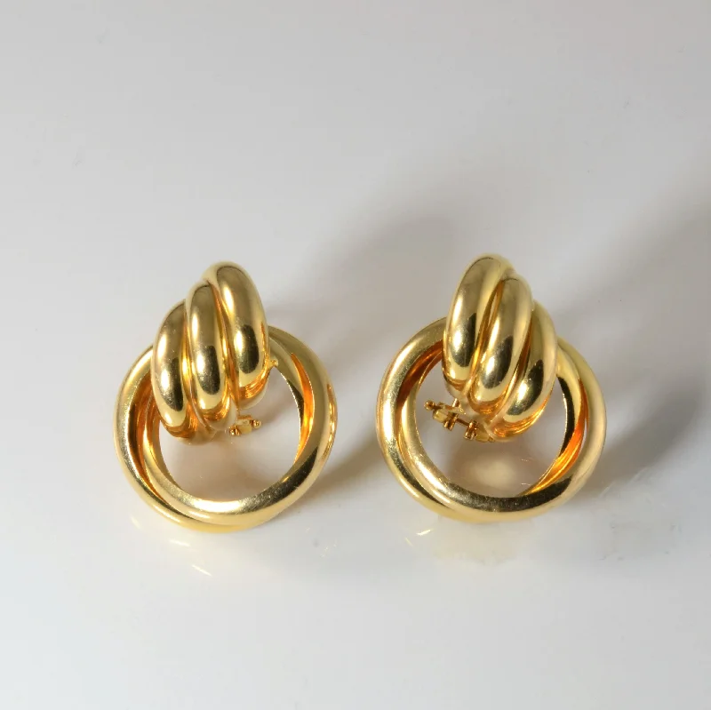 Gorgeous Jewelry, Limited-Time Savings Yellow Gold Swirl Earrings |